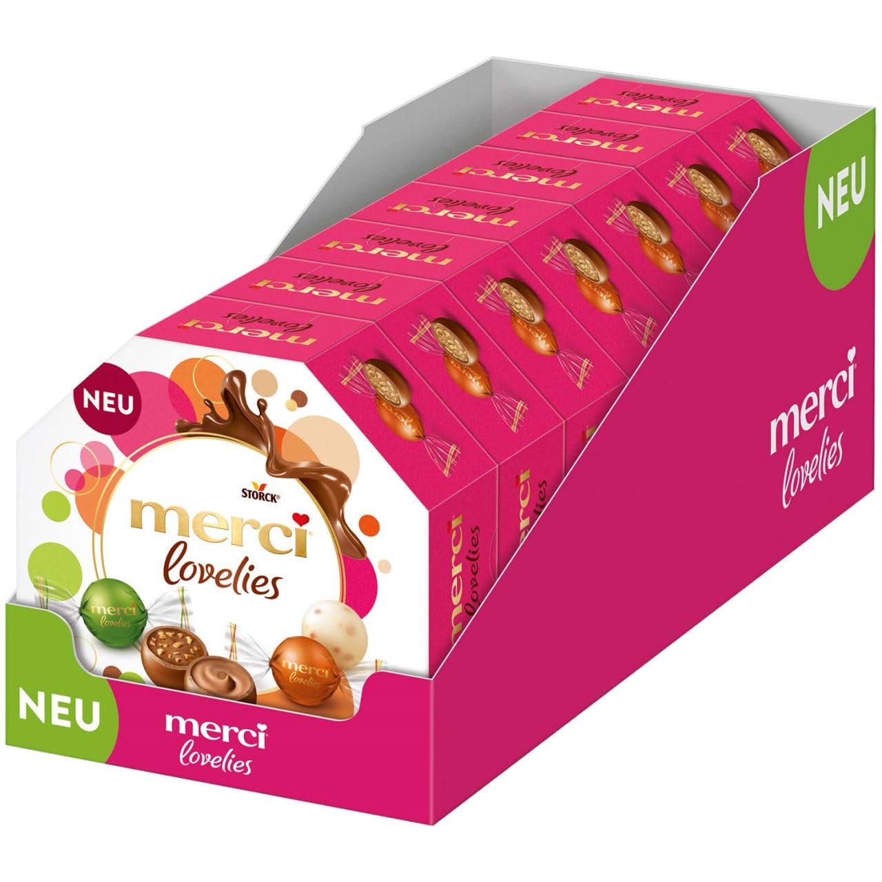 merci lovelies Classic Pralinenmischung, verpakking van 7 stuks (7